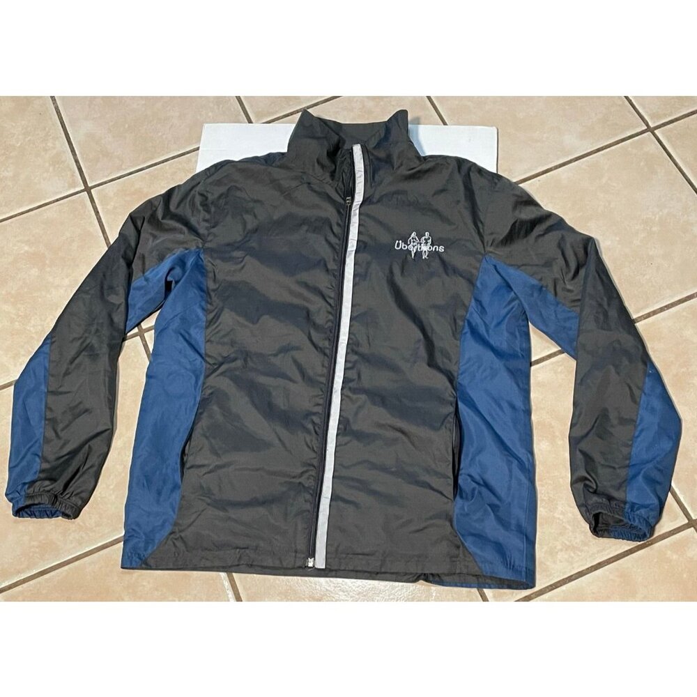 Uberthons jogger jacket adult medium full zip mesh lightweight running Uber